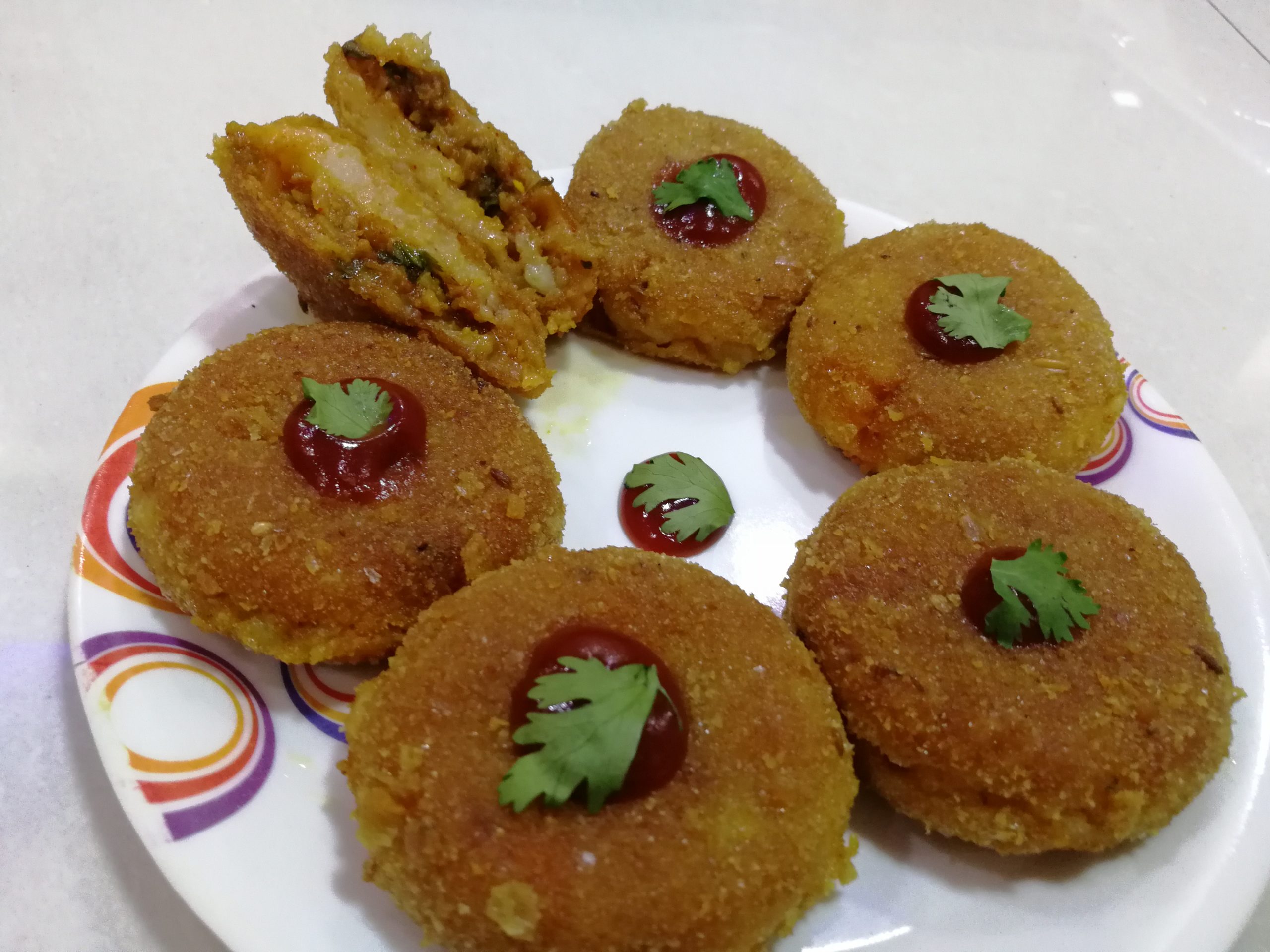 Aloo Keema Cutletpatties Keema Stuffed Aloo Tikki Potato Mince