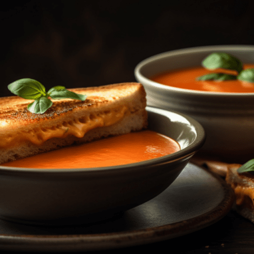 Grilled Cheese And Tomato Soup