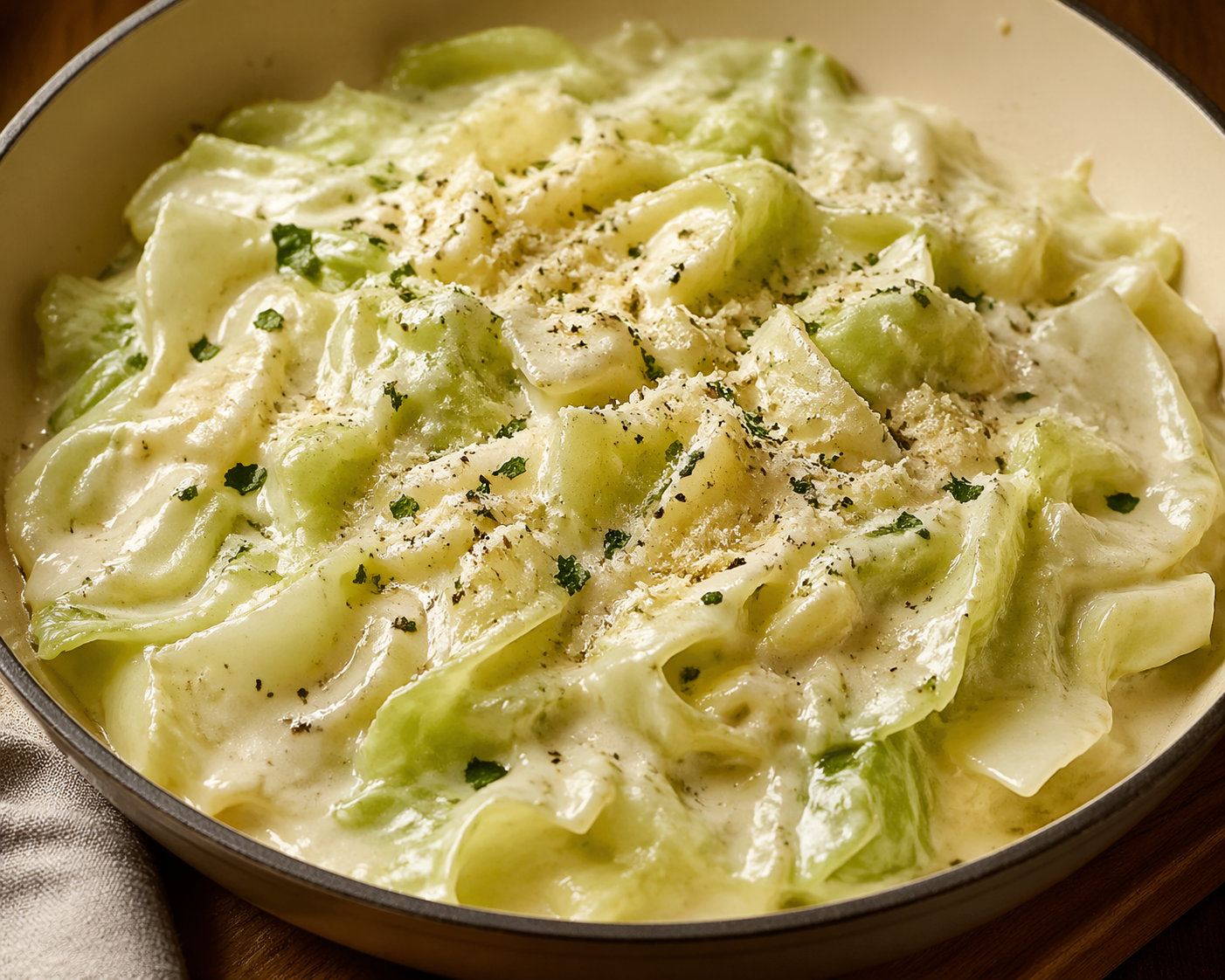 Creamy Cabbage Alfredo Recipe (The Viral Low-Carb Recipe)