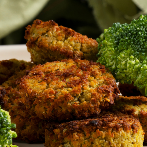 Chicken broccoli patties
