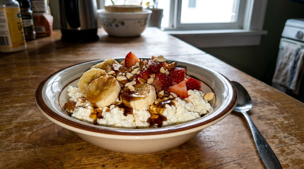 Creamy Cottage Cheese Breakfast Bowl