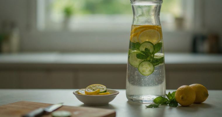 Best Infused Water Recipe – Refreshing Lemon Cucumber Mint Water